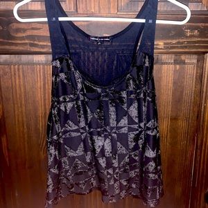 Happening in the Present Medium black tank top